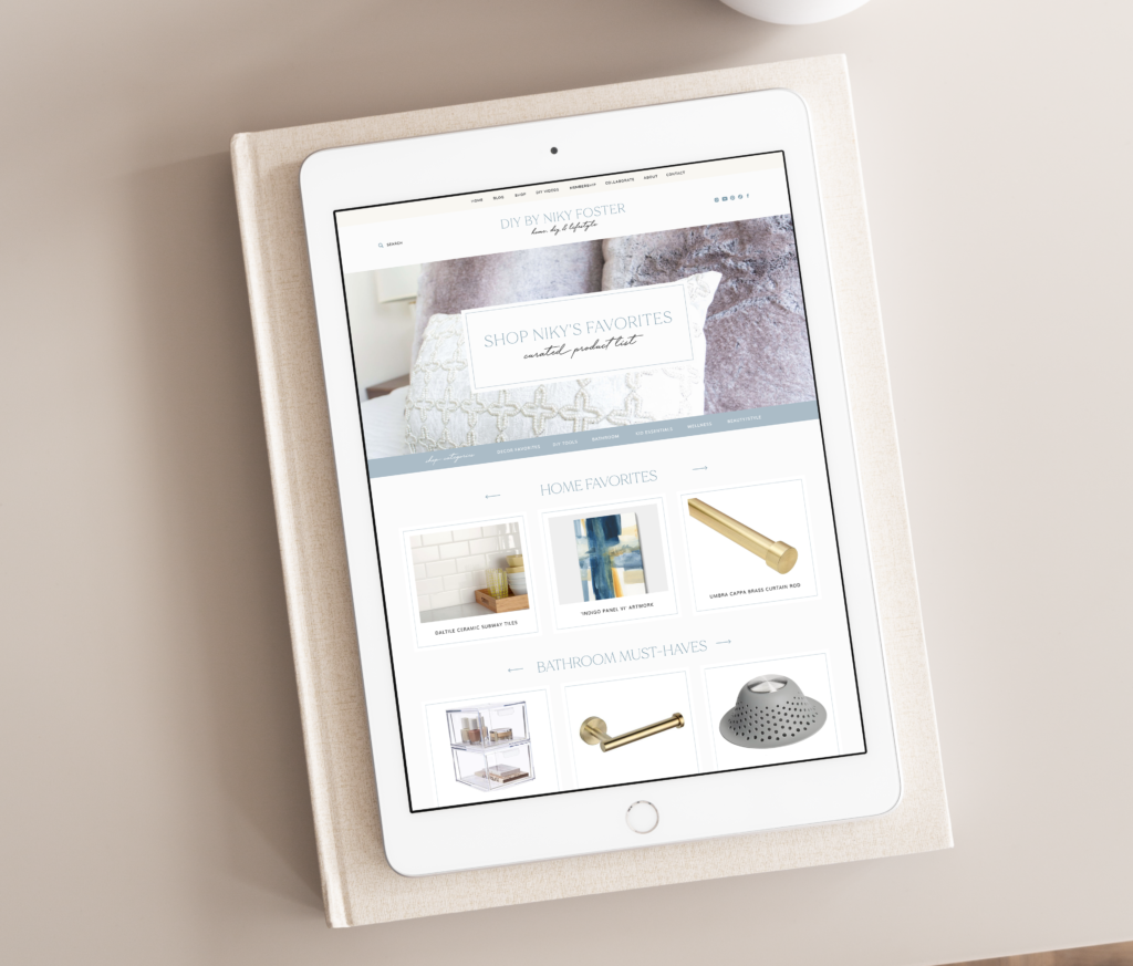 Home Design Blog Shop Products