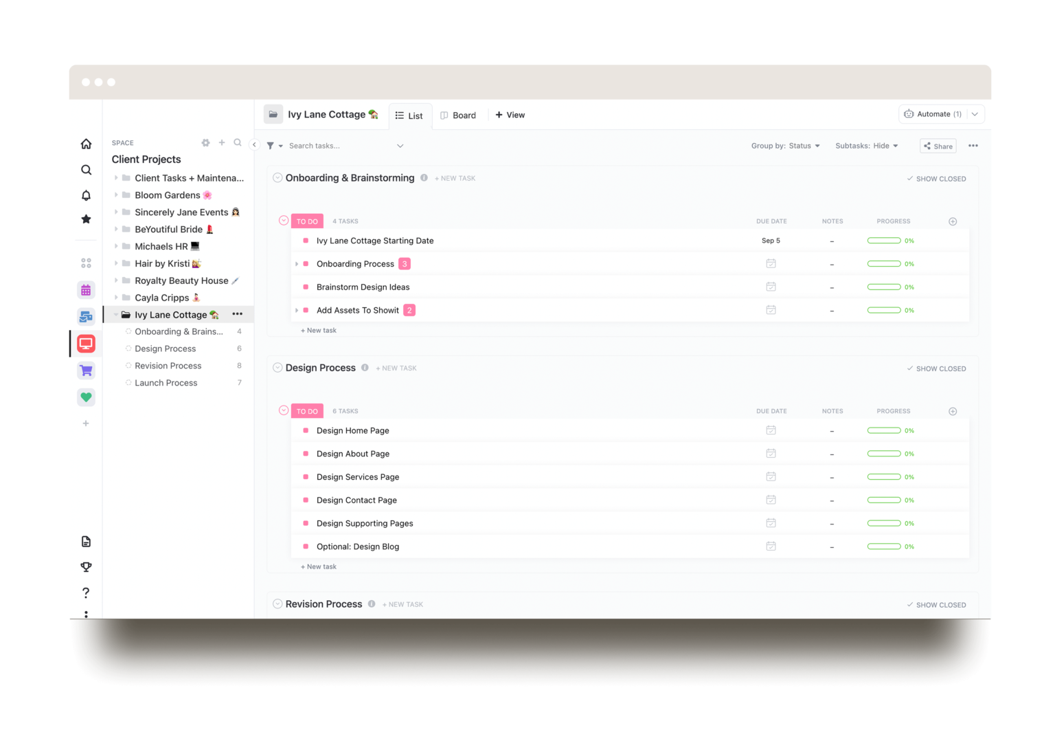 How To Organize Your Business With ClickUp CWD