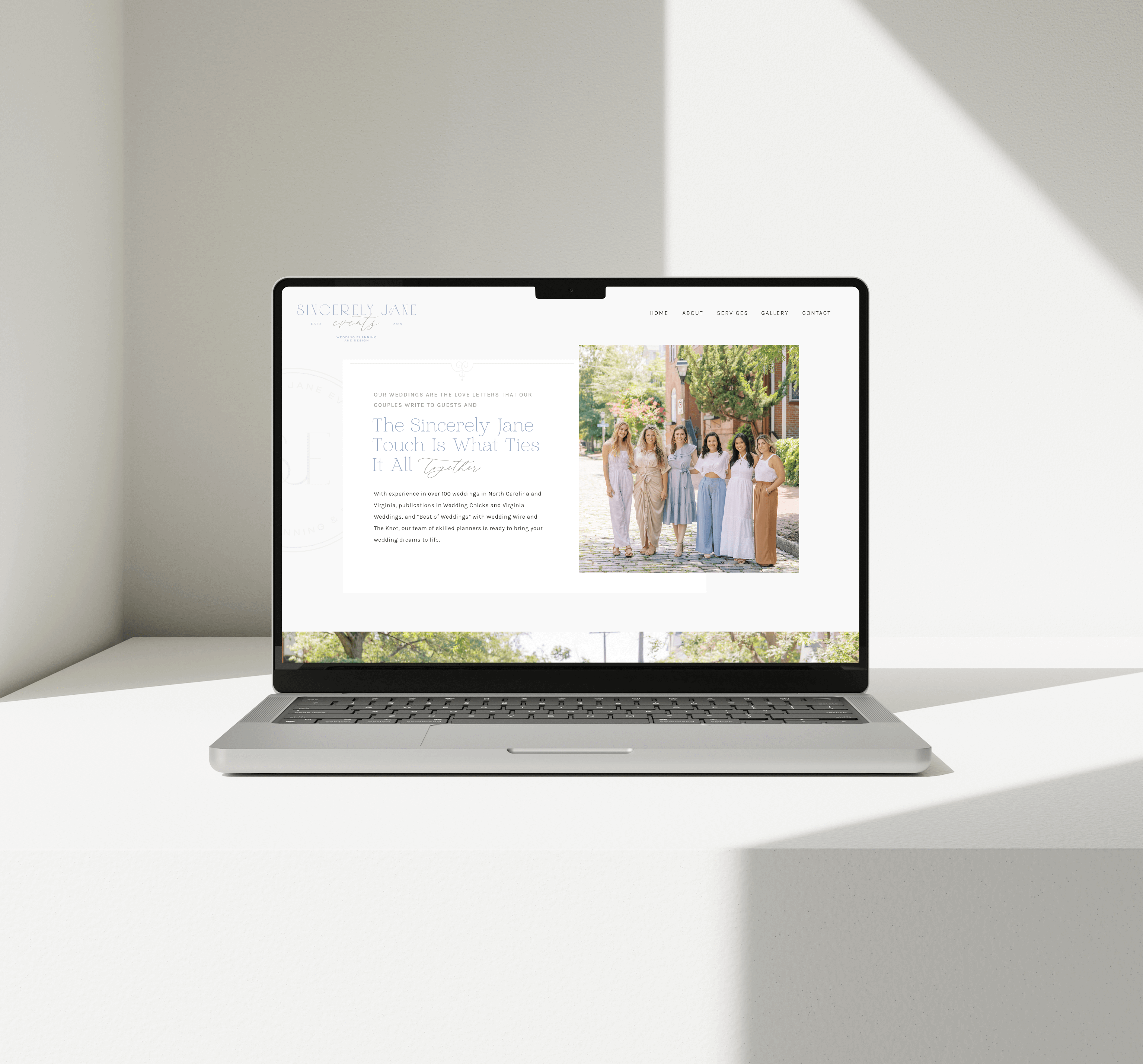 Showit Wedding Planning Website Design Inspiration