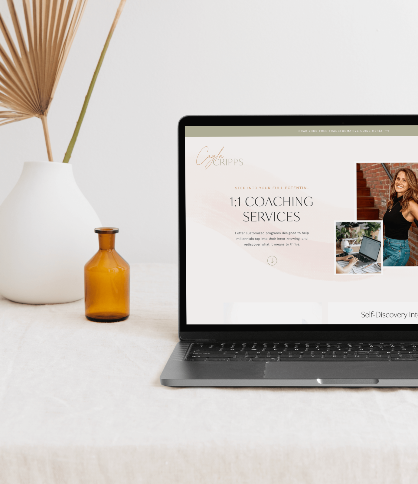 Wellness Coach Showit Website Template Customization | CWD