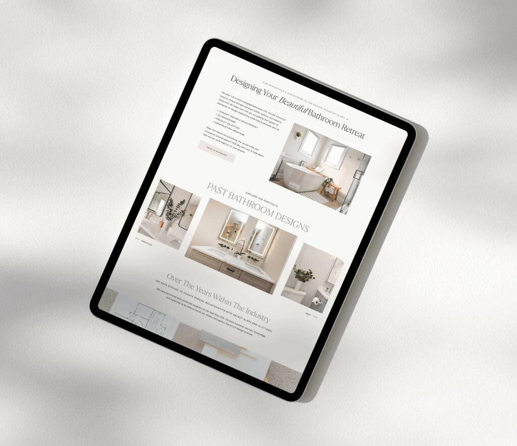 Showit Interior Designer Website Design 3