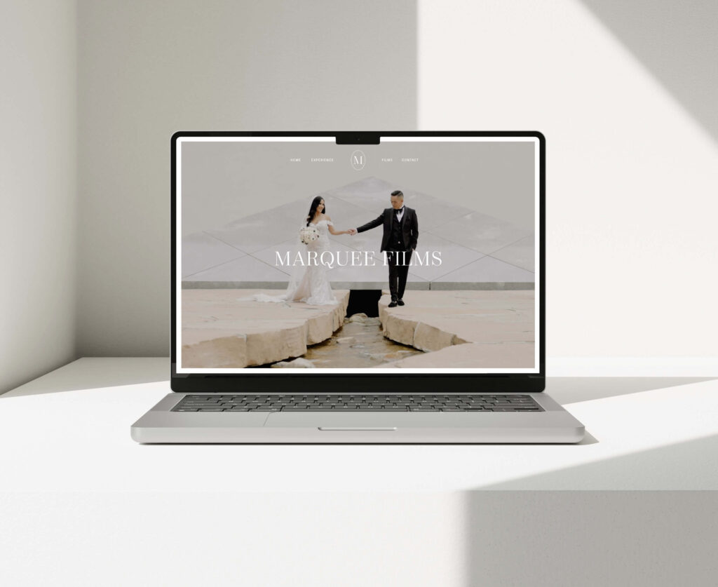 Showit Minimal Wedding Videographer Website Design 3
