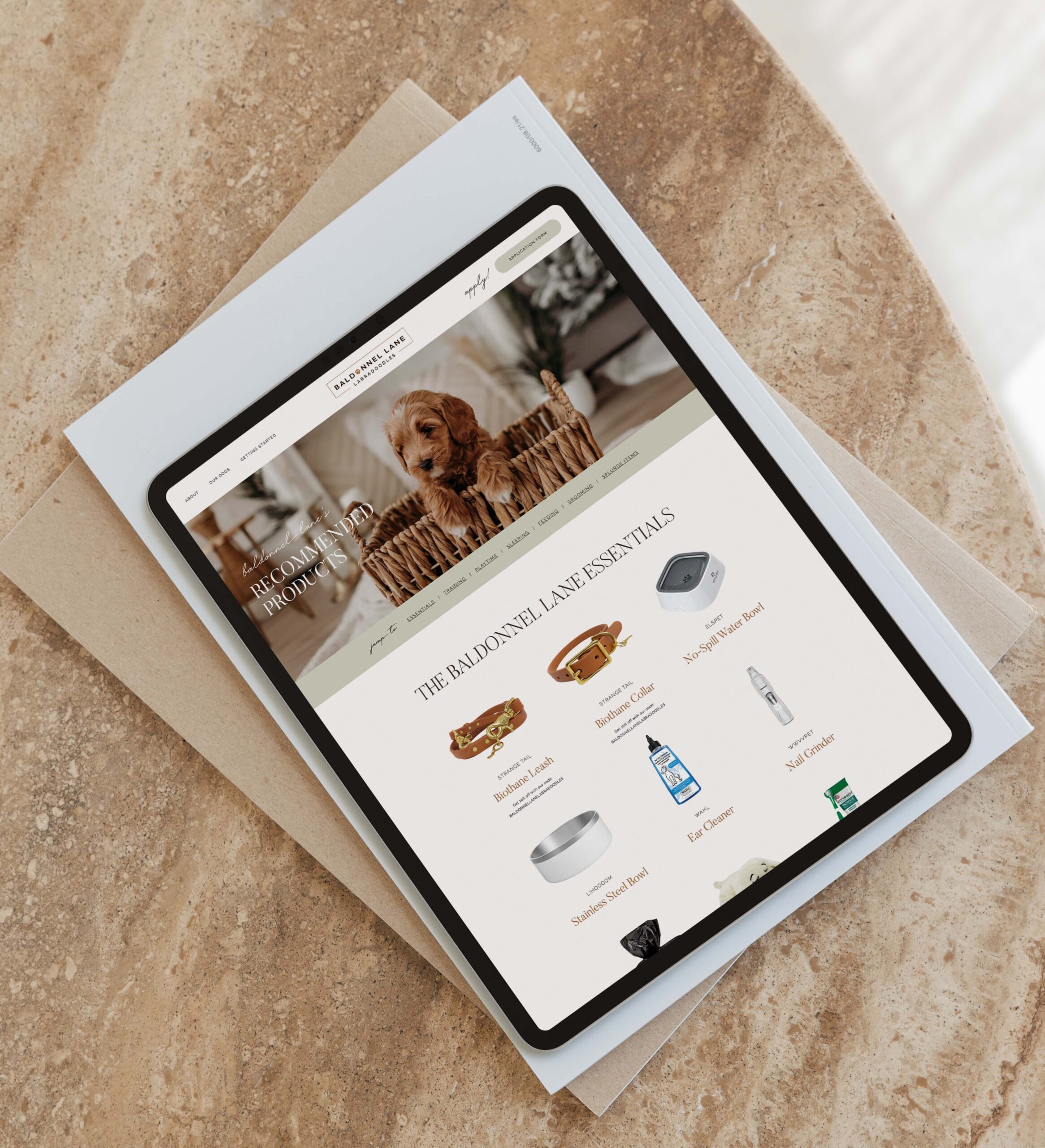 Affiliate Shop for Amazon Products on Showit