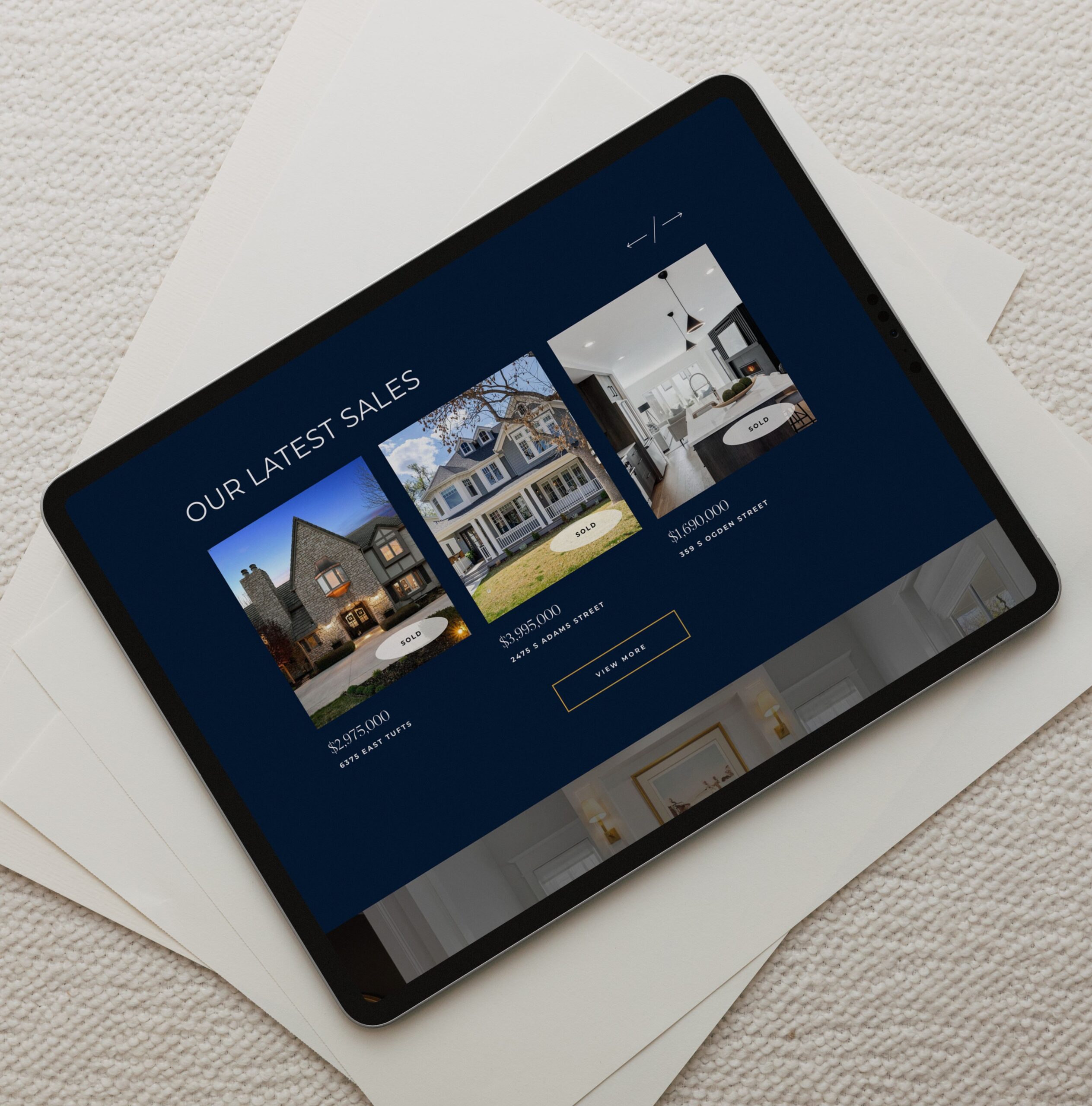 Real Estate Website Design Showit