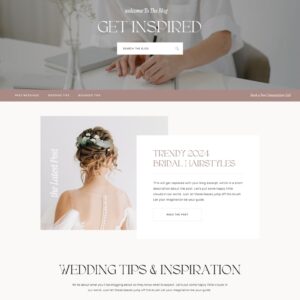 Showit Blog Page Template