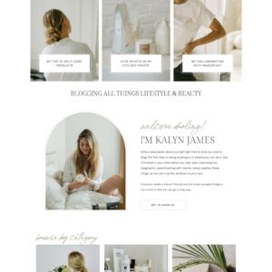 Showit Blog Template for Bloggers