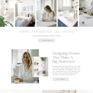 Showit Template for Interior Designers