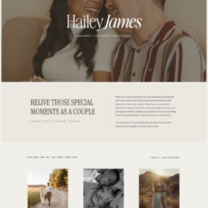 Showit Templates for Lifestyle Photographers