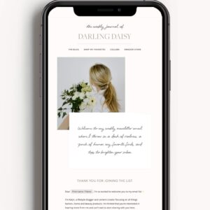 Daisy Flodesk Email Template