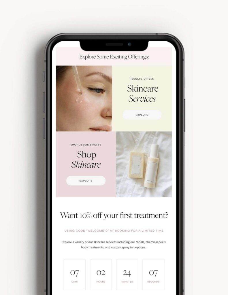 Jessie Flodesk Email Template
