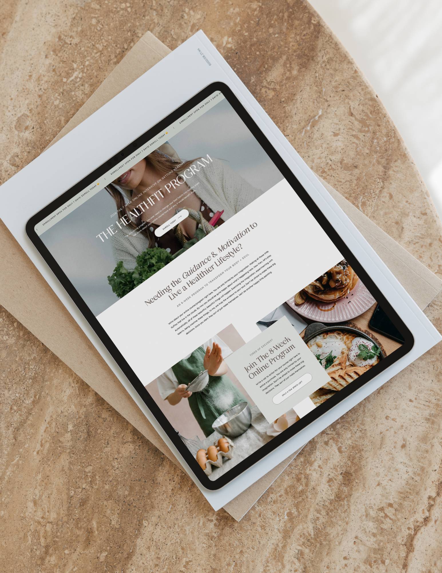 Showit Website Template for Nutrition and Dietitians