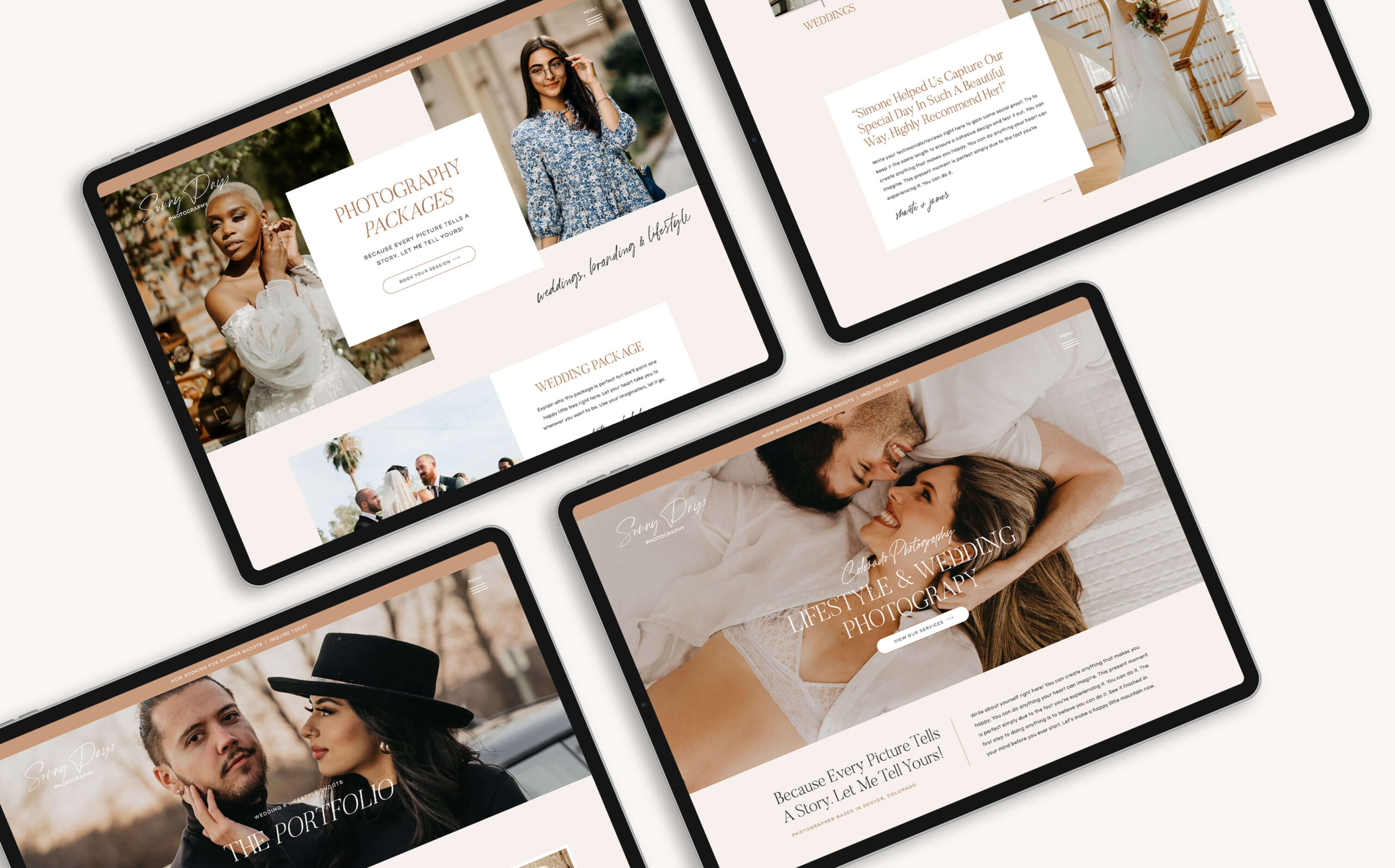 Showit Template for Photographers Image Grid