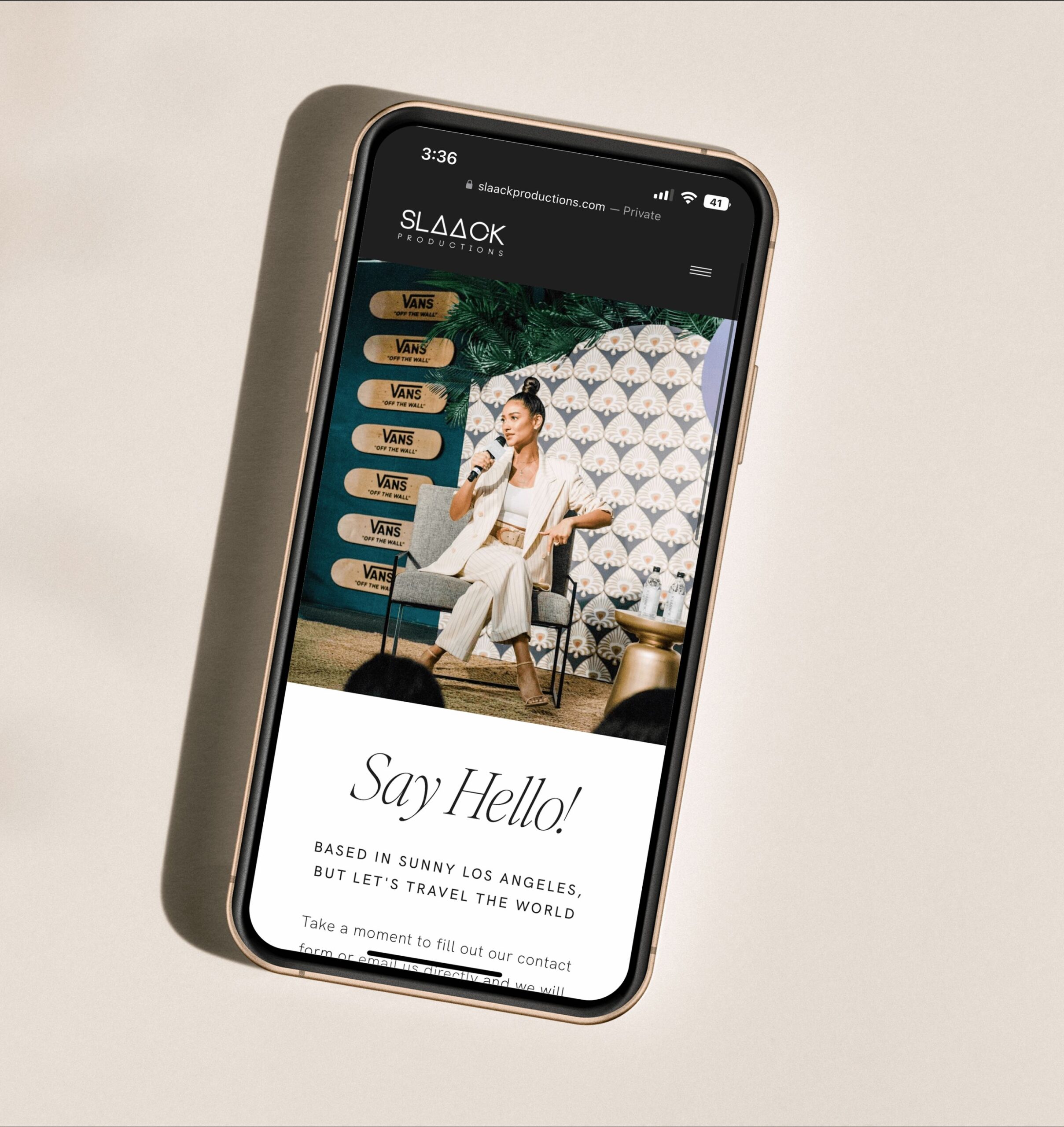 Custom Showit Website Design for Corporate Event Design Company