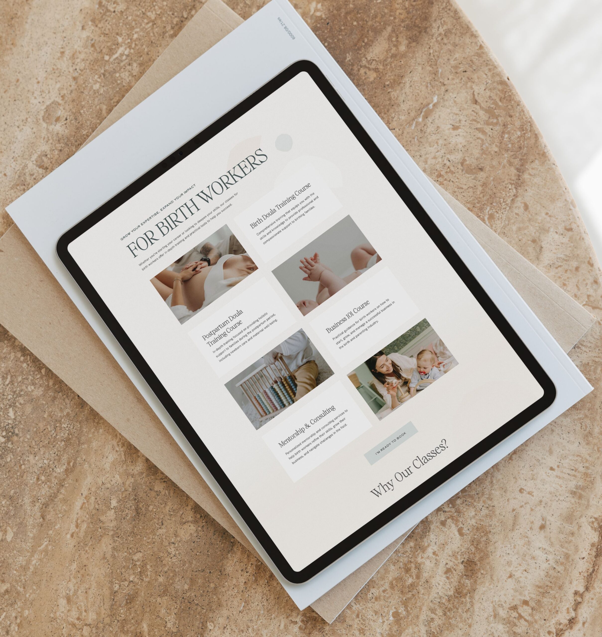 Custom Showit Website Design for a Childcare Expert