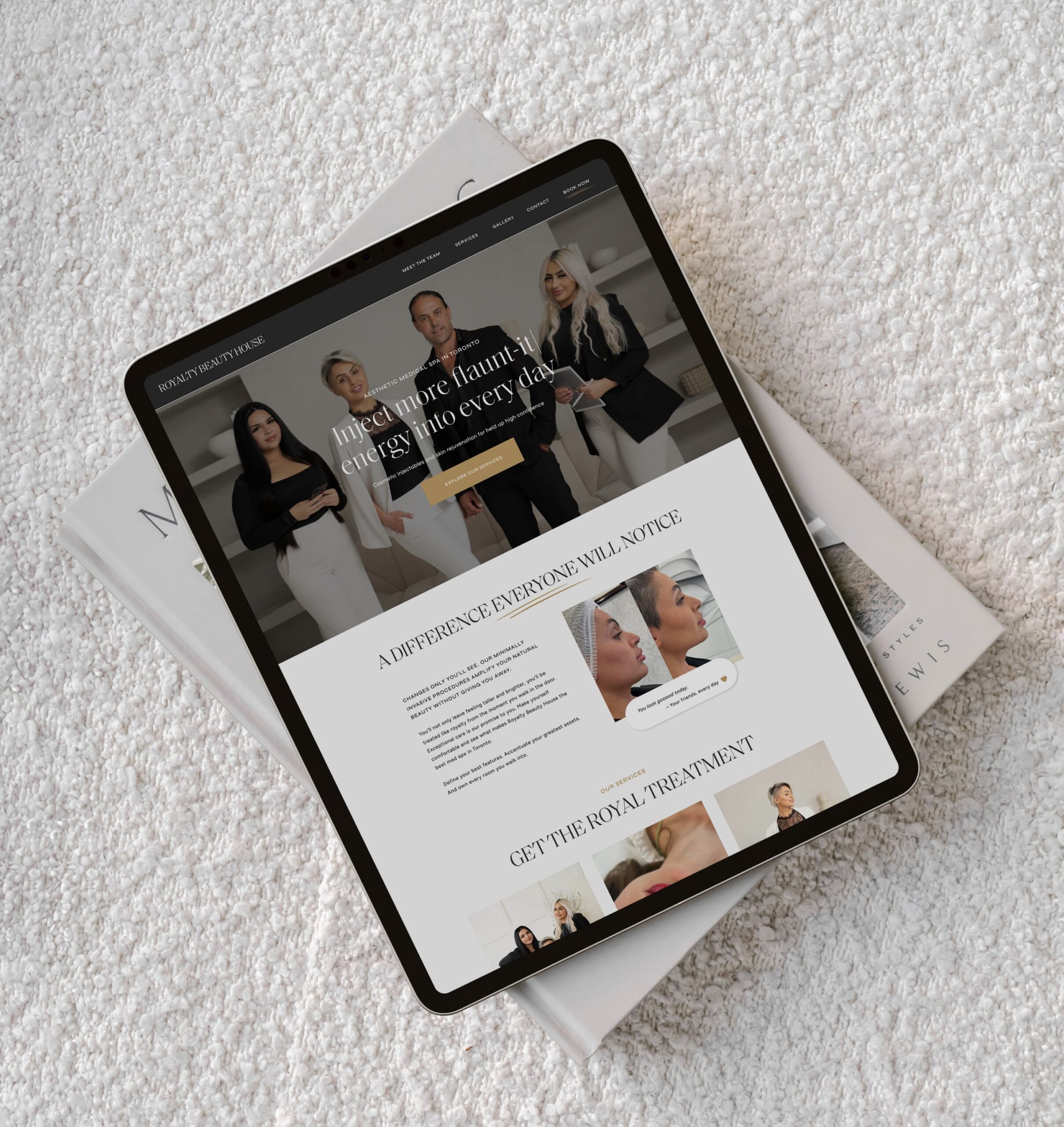 Custom Website Design for Medical Spa